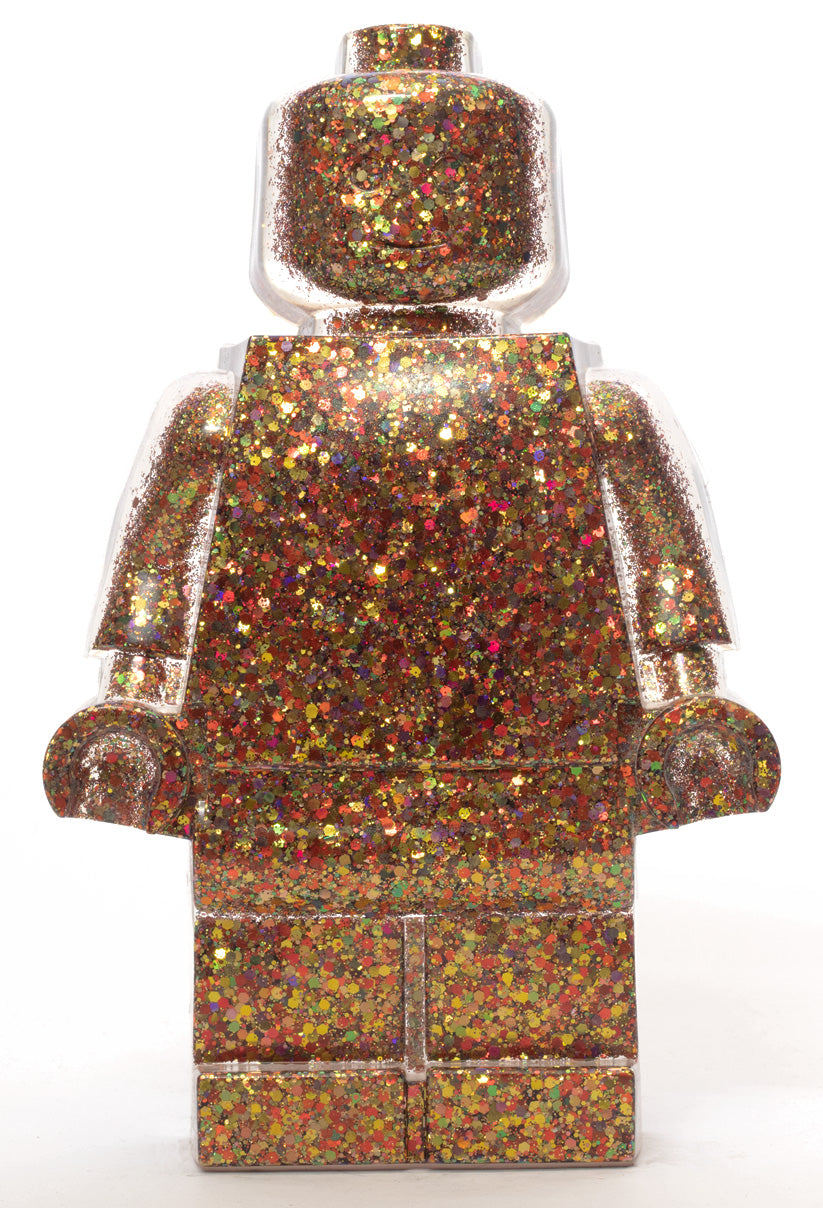 Metallic Mixed Color Glitter Filled - Resin Figure - 11"