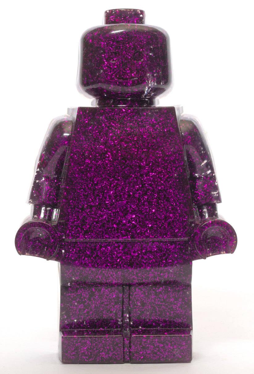 Purple Glitter Filled - Resin Figure - 11"