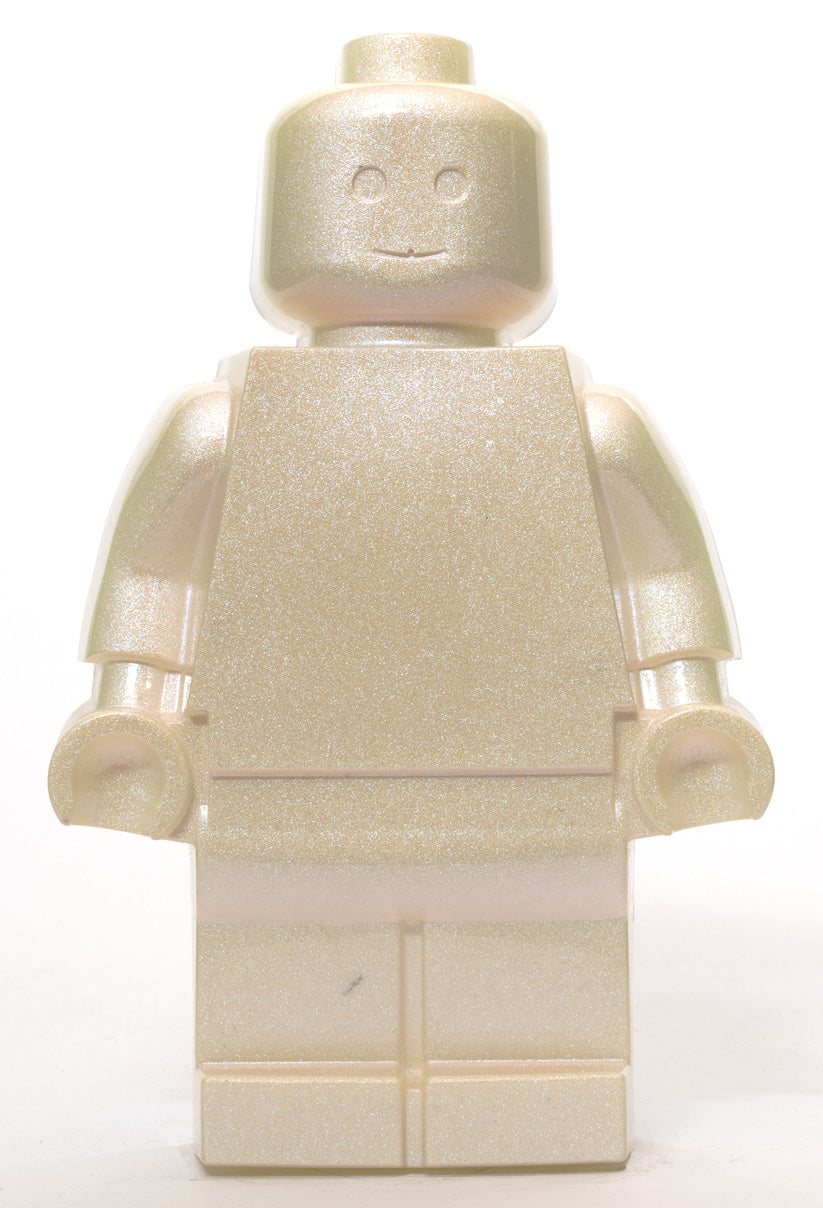 White Glitter - White Resin Figure - 11"
