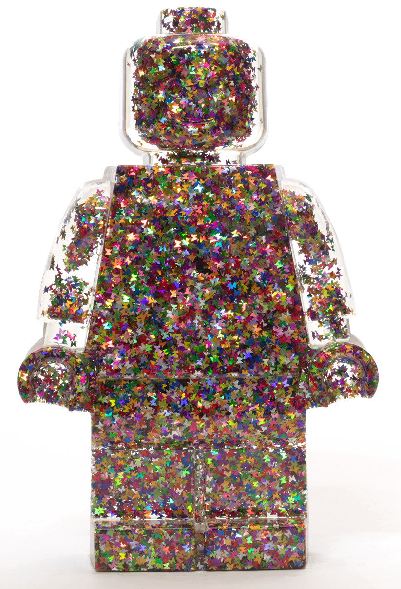Butterfly Glitter Filled - Resin Figure - 11"