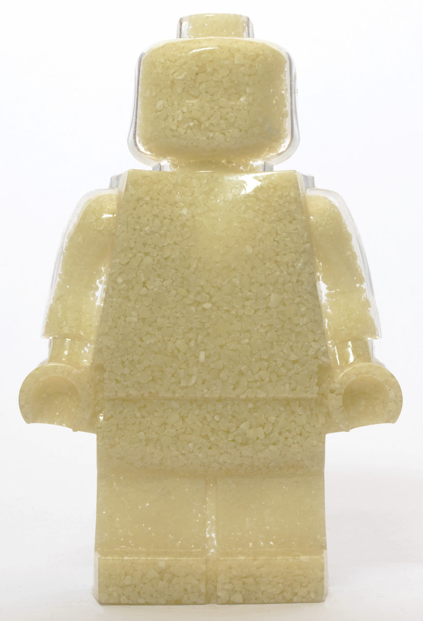 Glow In The Dark Pebble Filled - Resin Figure - 11"