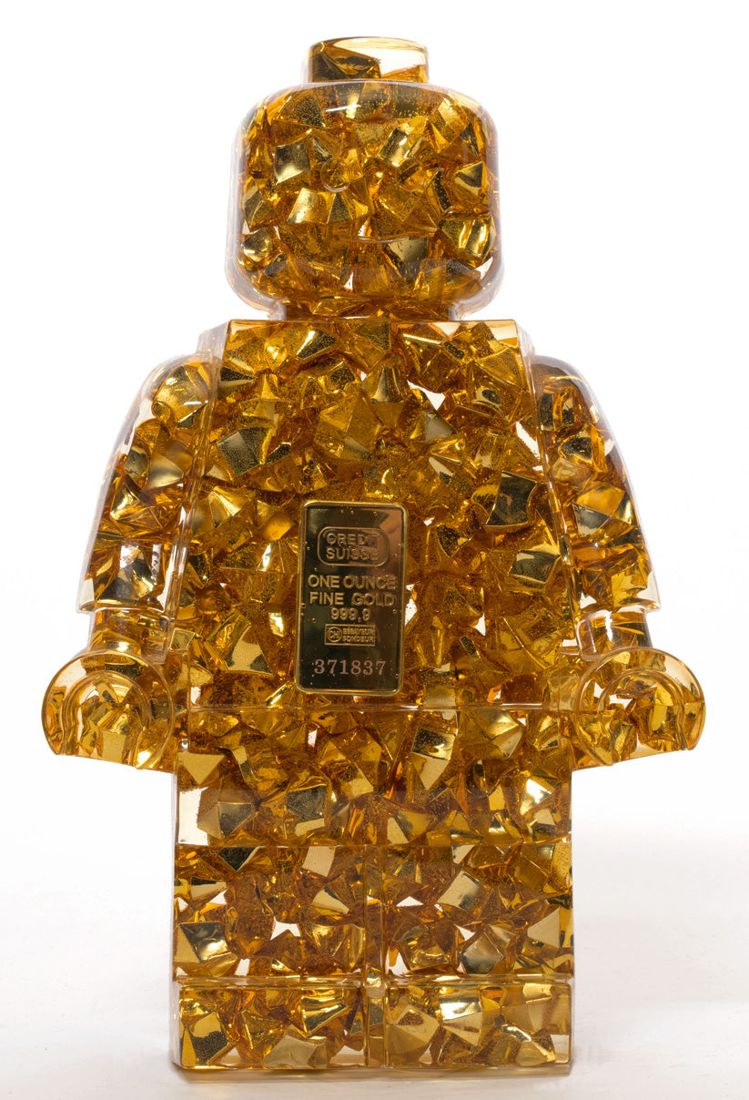 Gold Nugget & Gold Bar Filled - Resin Figure - 11"