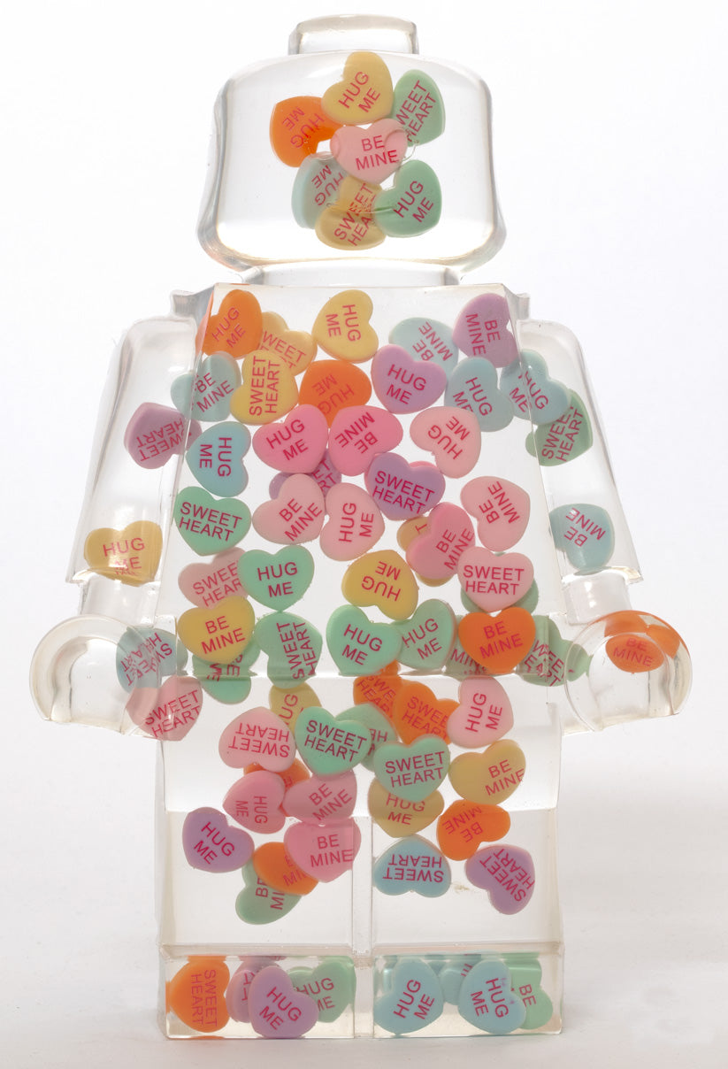 Valentine's Day Heart Candy Filled - Resin Figure - 11"