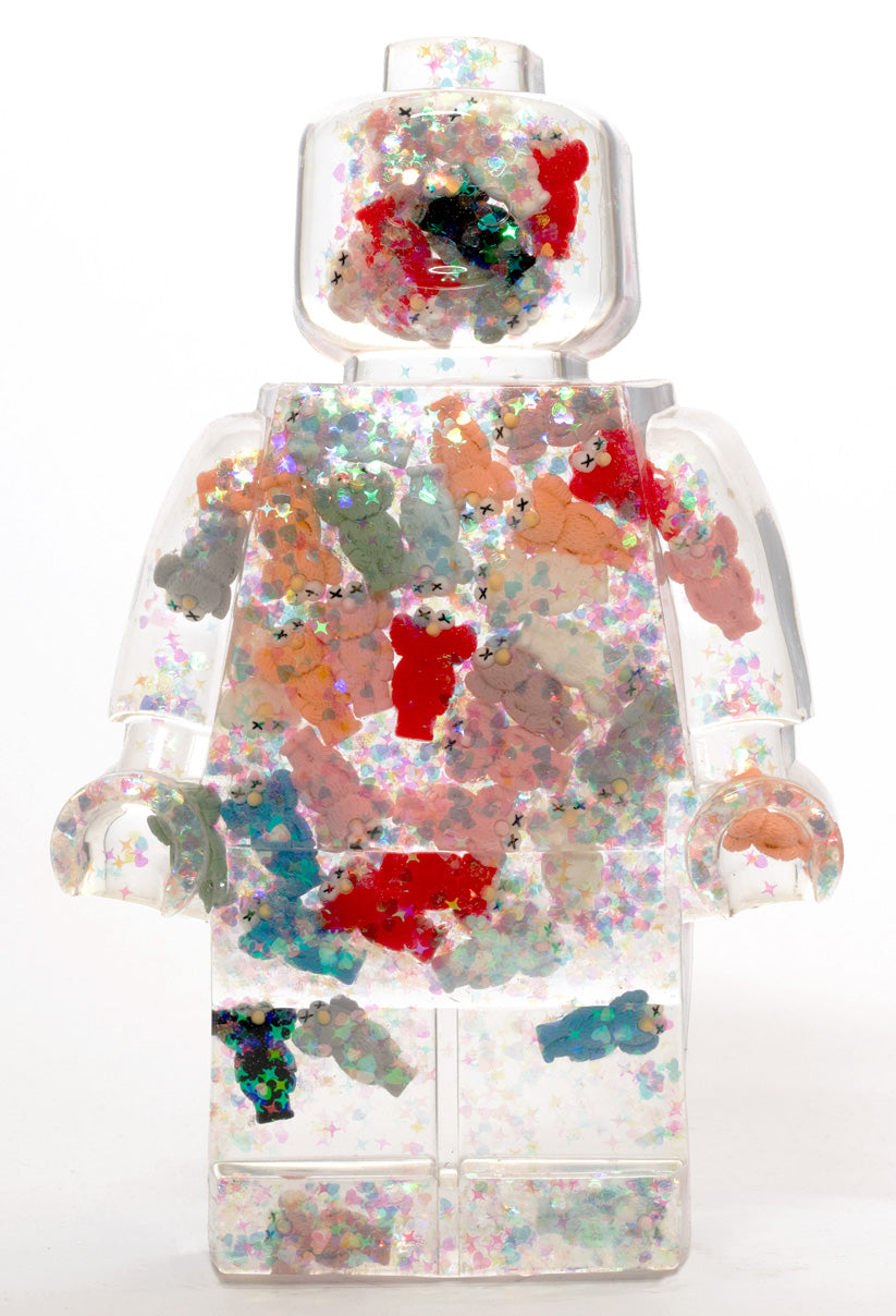 Furry Figure and Glitter Filled - Resin Figure - 11"