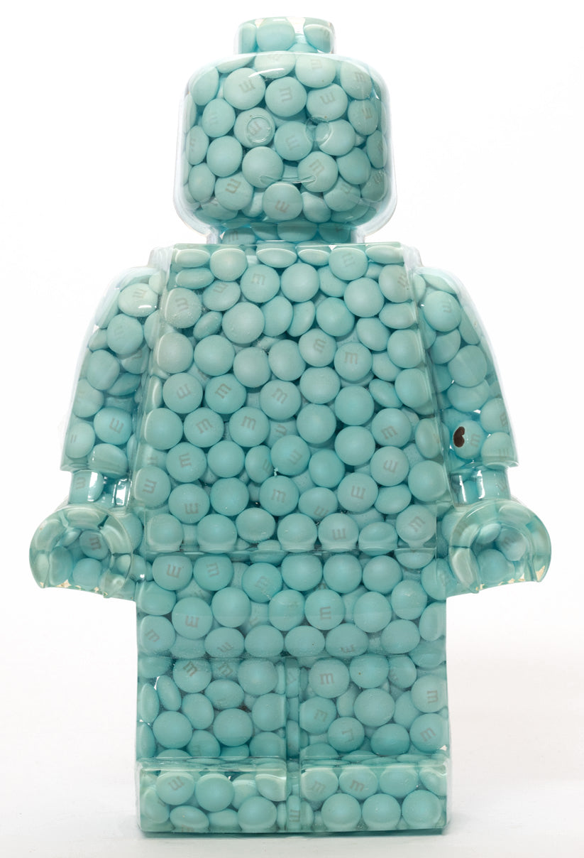 M&M Filled - Blue - Resin Figure - 11"