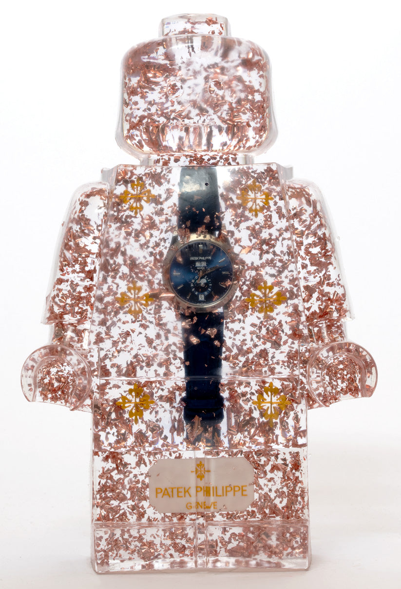 Watch and Glitter Filled #Patek Philippe Clone 1 - Resin Figure - 11"