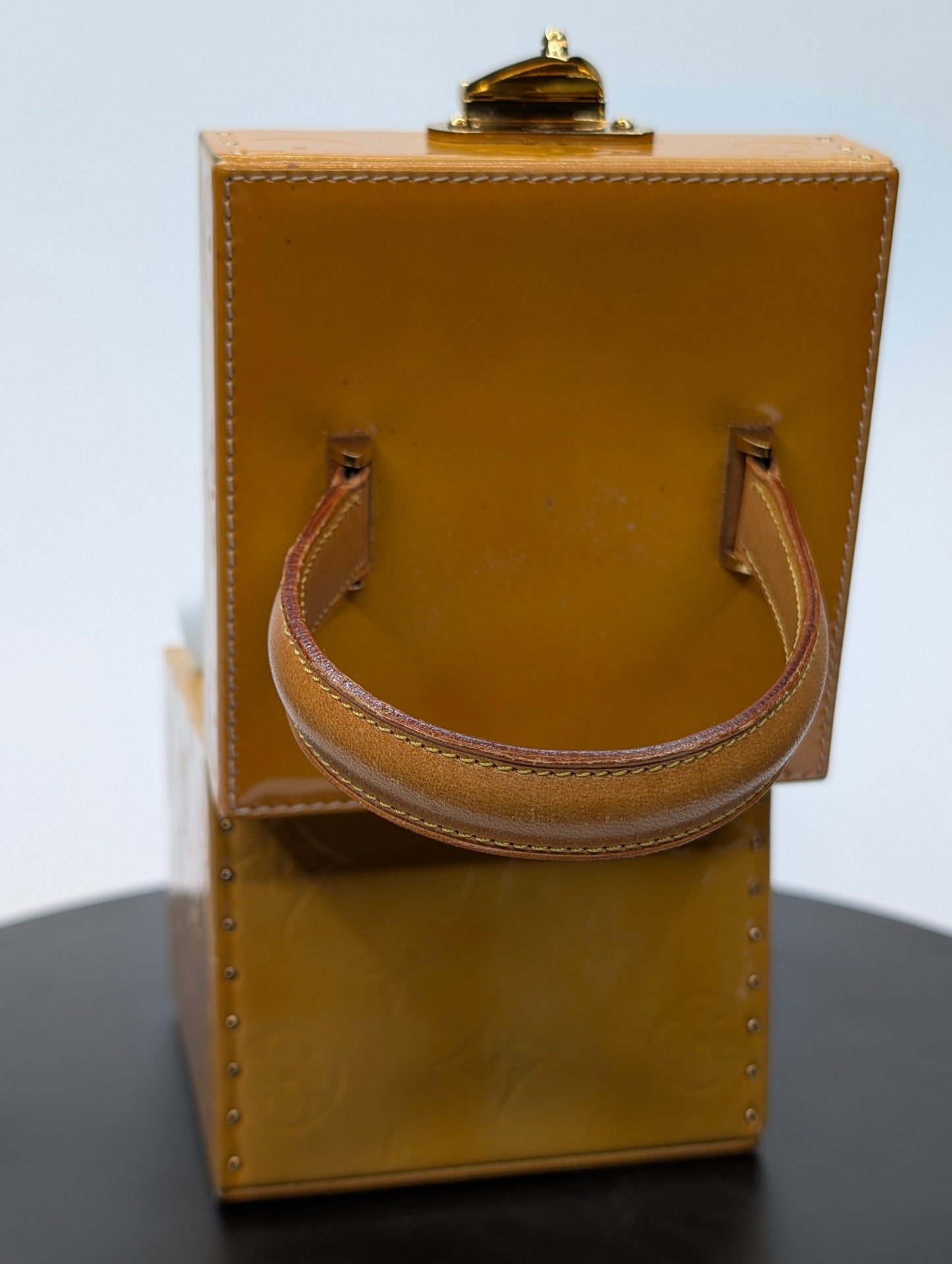 Louis Vuitton Antique Box with Handle and Oversized Pills