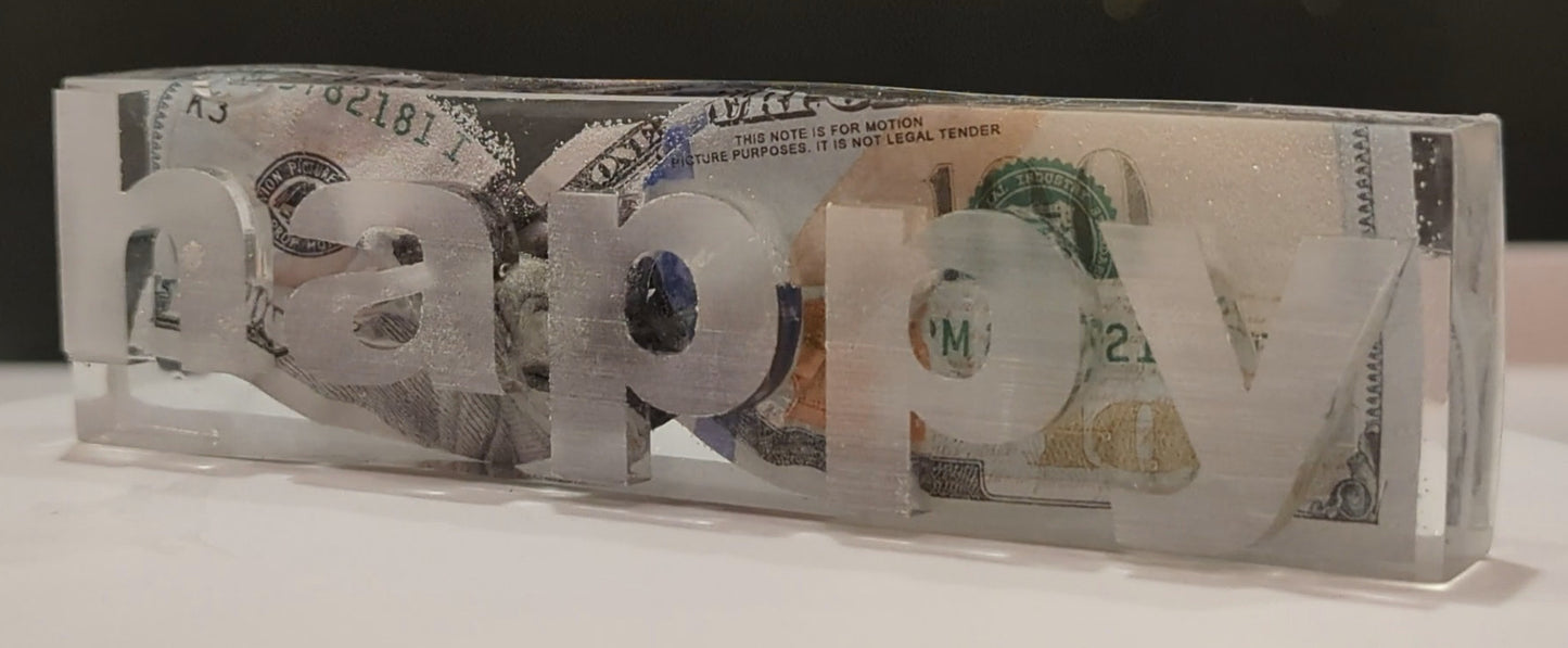 Resin Bar - Happy - Money Edition