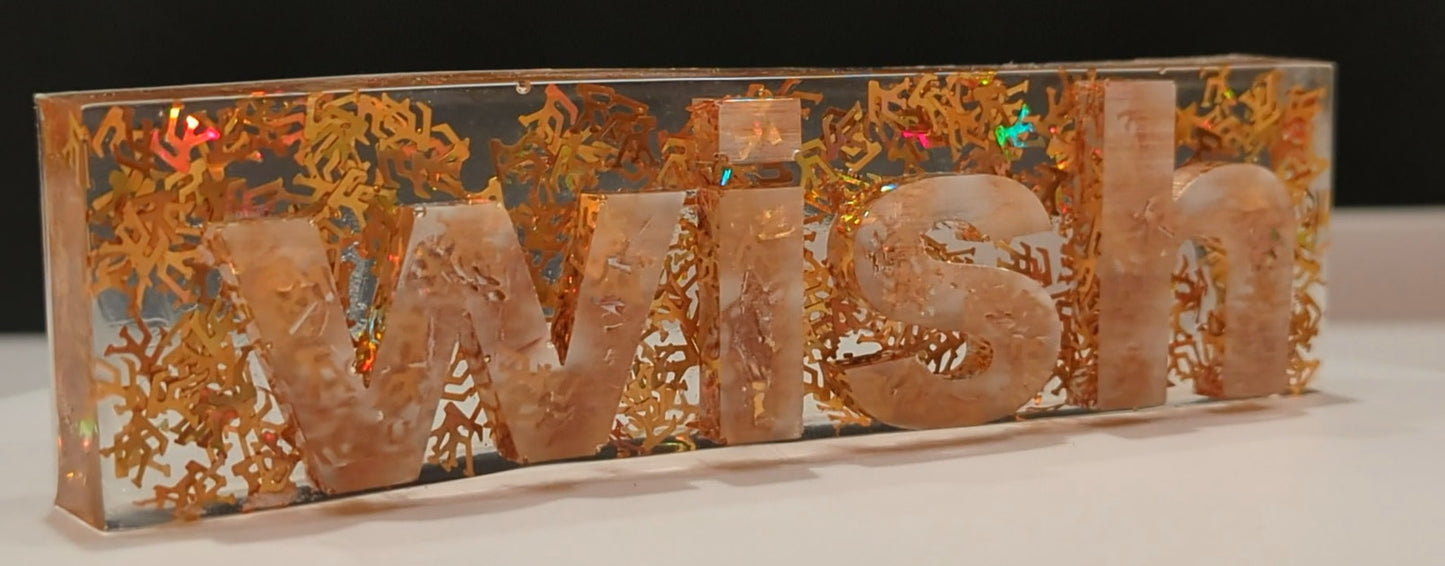 Resin Bar - Wish Bar - Resin Bar