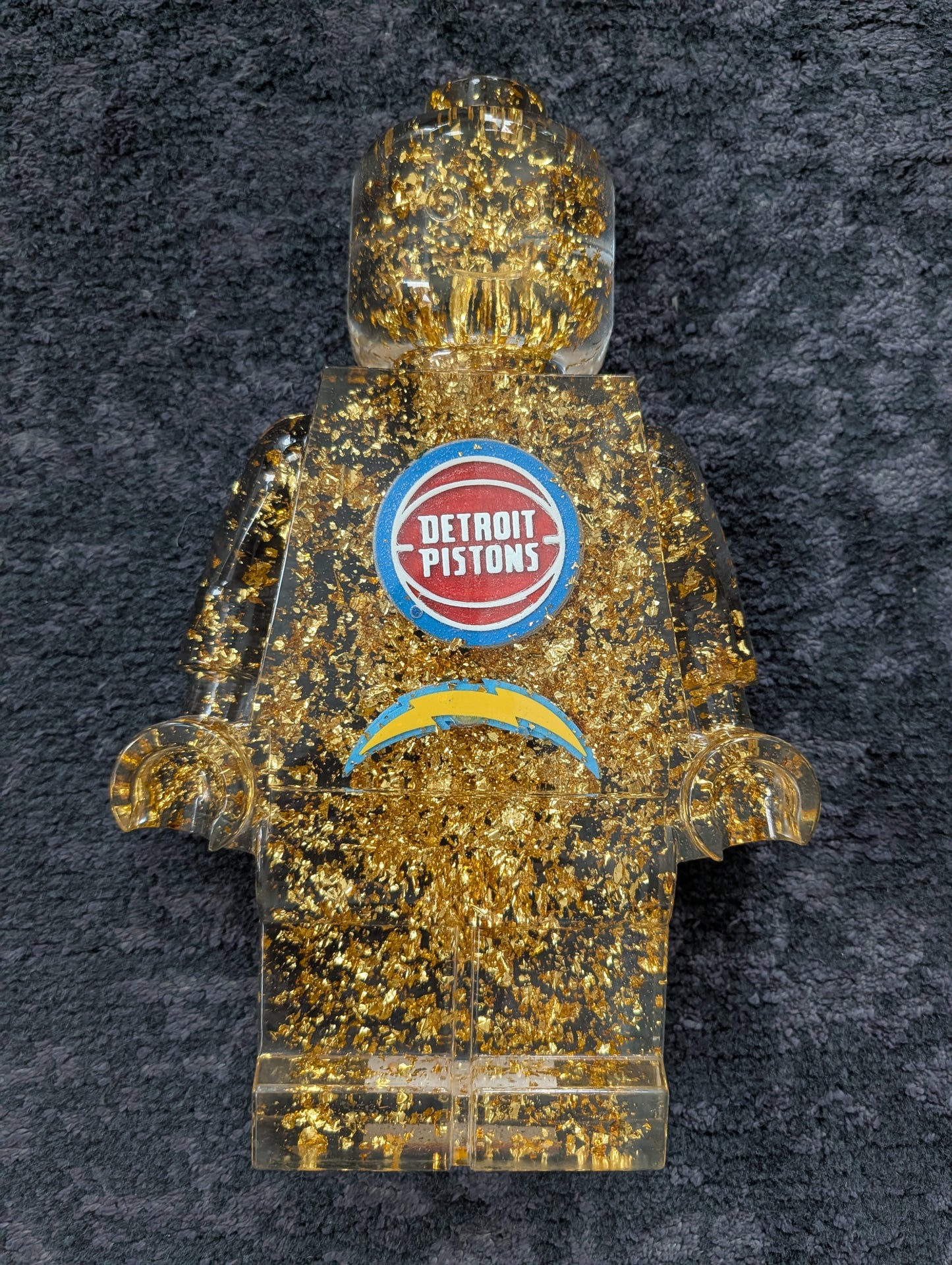 Special Order - 3D Printed Objects - Gold Leaf - Resin Figure - 11"