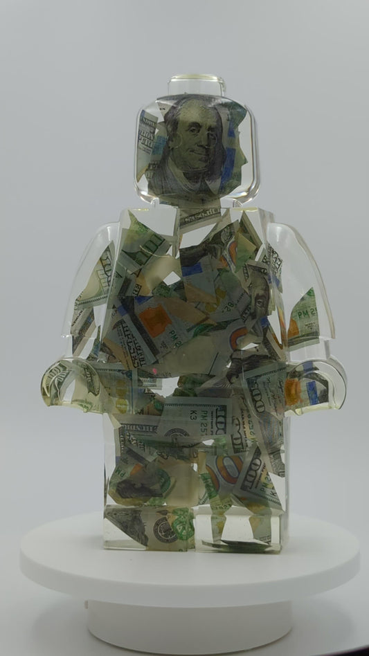 Robot Man - 100 Dollar Filled Resin Figure - 11" - Type 3