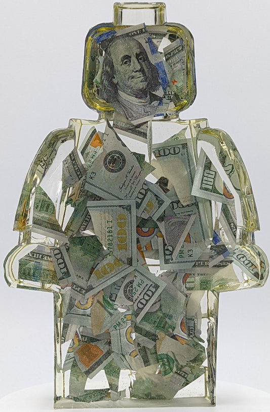 Robot Man - 100 Dollar Filled Resin Figure - 11" - Type 3