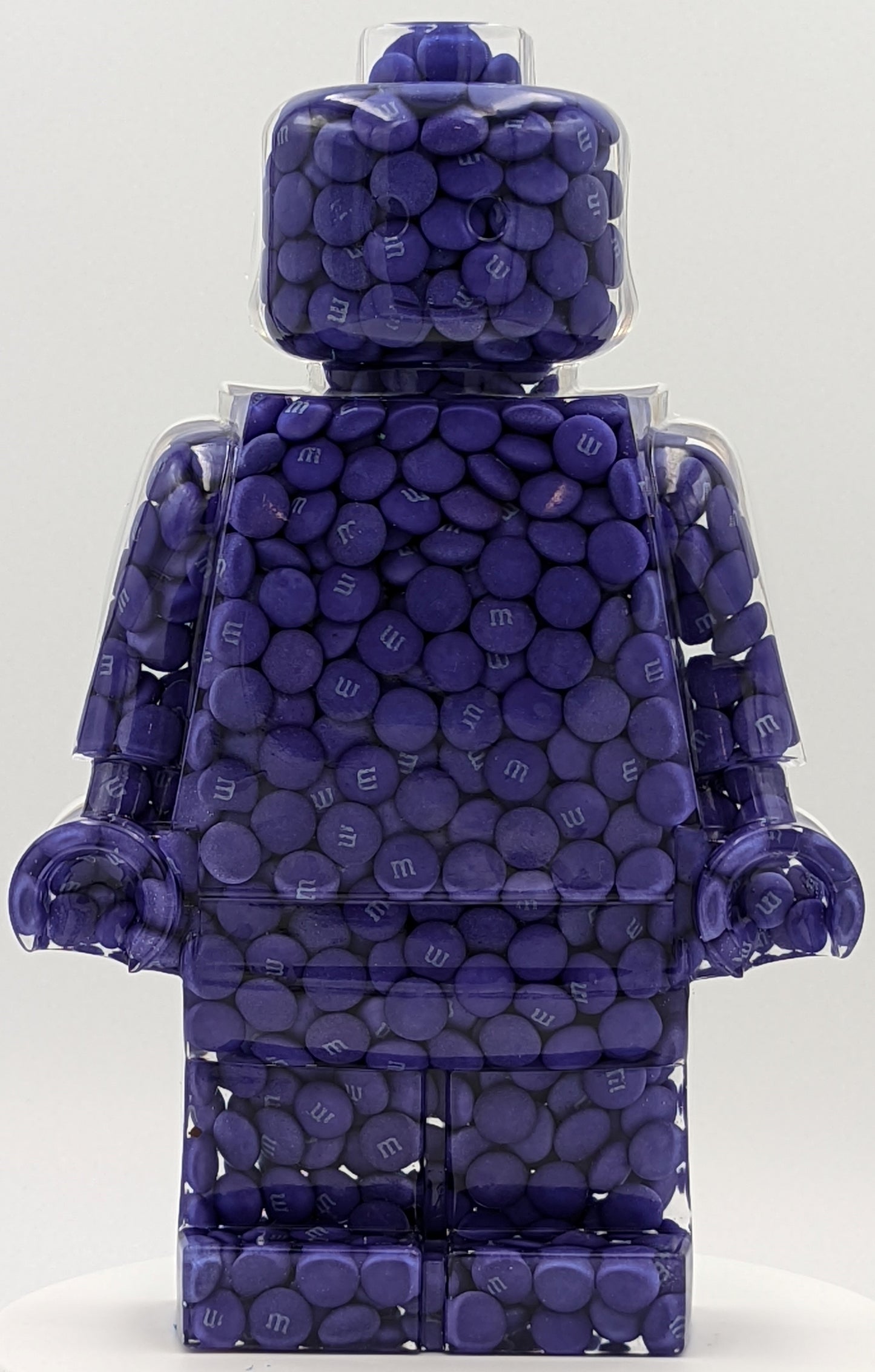 Robot Man - M&M Purple Filled Resin Figure - 11"