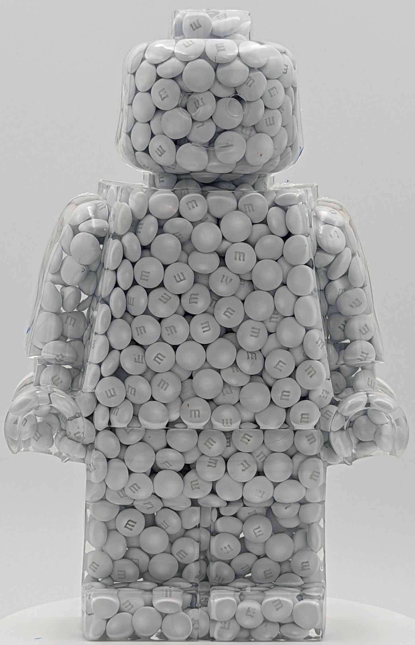 Robot Man - M&M White Filled Resin Figure - 11"